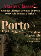 Bilhete Masterclasses Gn: Grandes Clássicos Do Do Com Croft, Fonseca E Taylor’S 