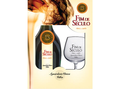 aguardente fim de século com cálice 0.70l 