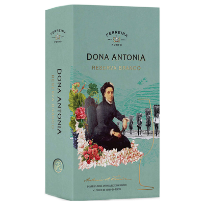 Dona Antónia do Reserva com Copo  Branco