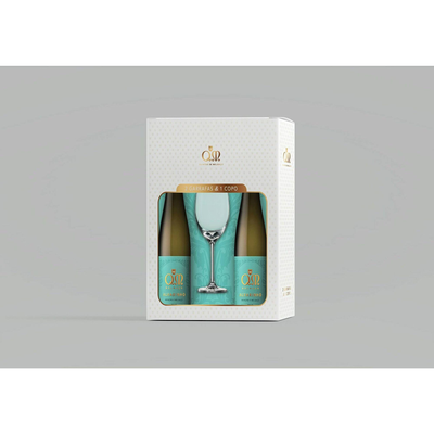 QM Alvarinho Verde com Copo  Branco