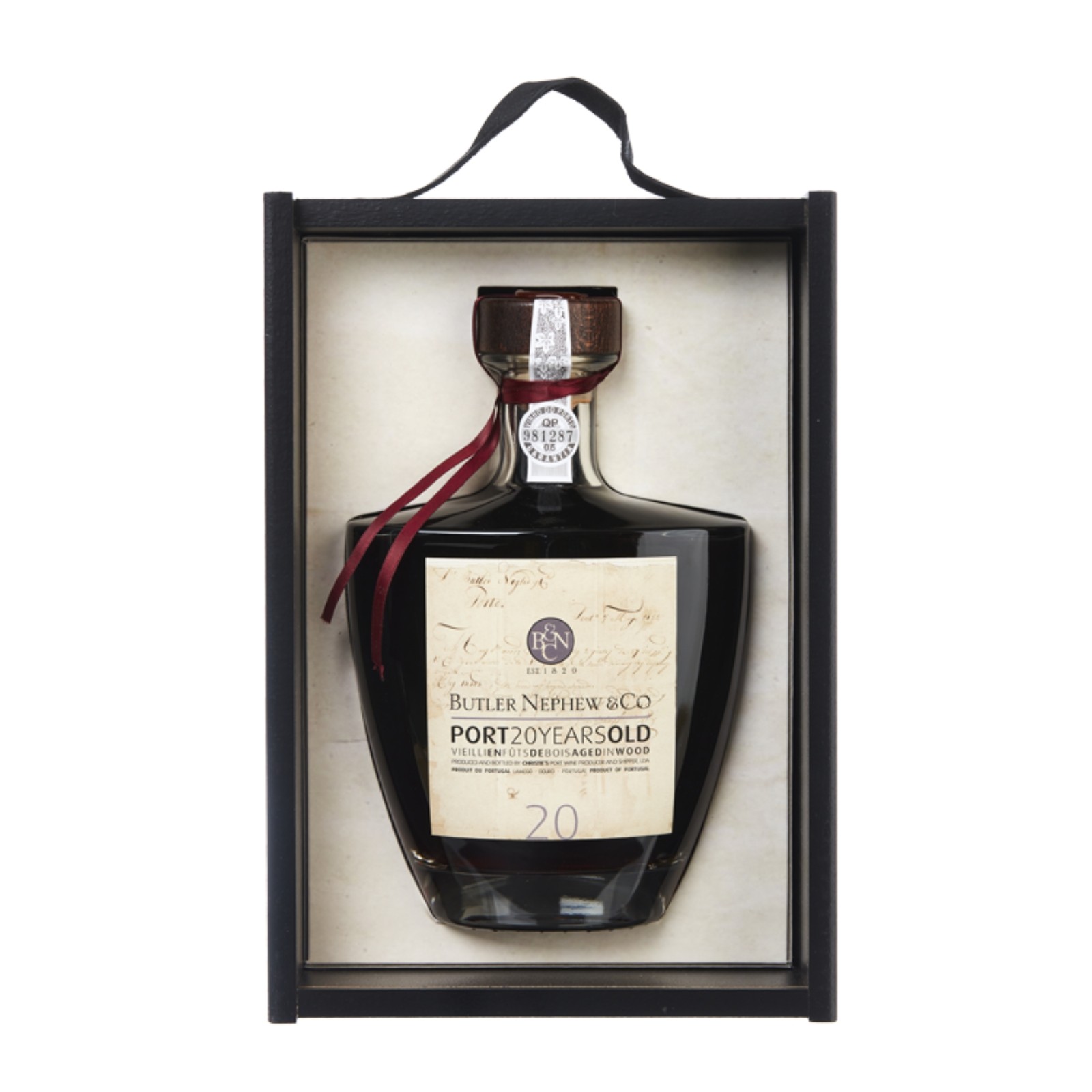 Butler Nephew 20 Anos Tawny Decanter