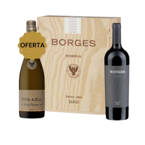 3 Uni Borges Dão Reserva + 1 Fita Azul Nature