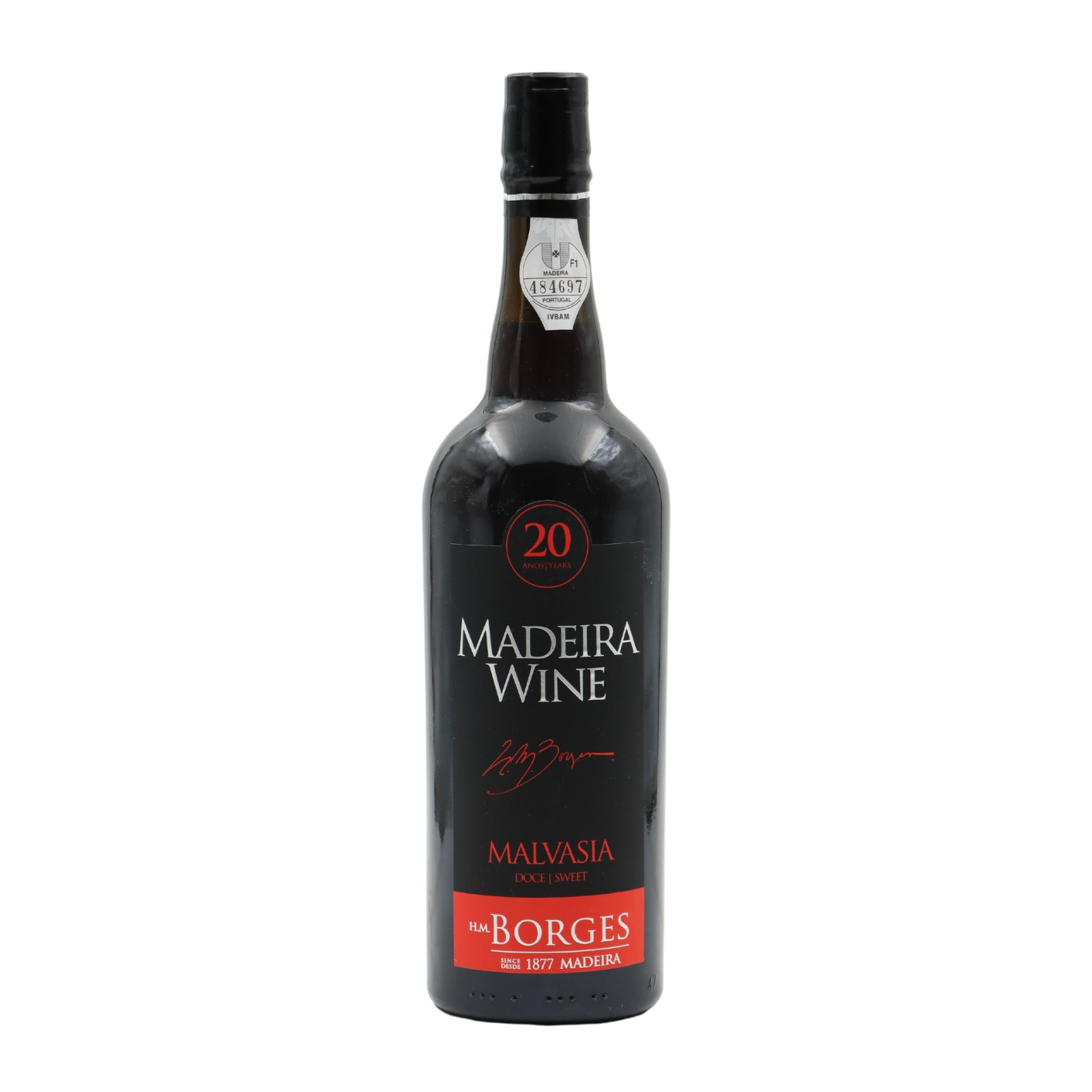 H M Borges Malmsey 20 Anos Madeira