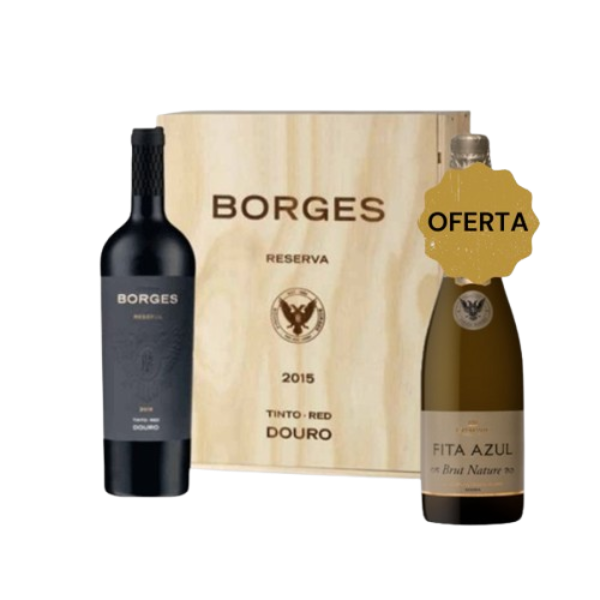 3 Uni Borges Douro Reserva + 1 Fita Azul Nature